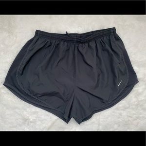 Nike vintage running shorts black size XL